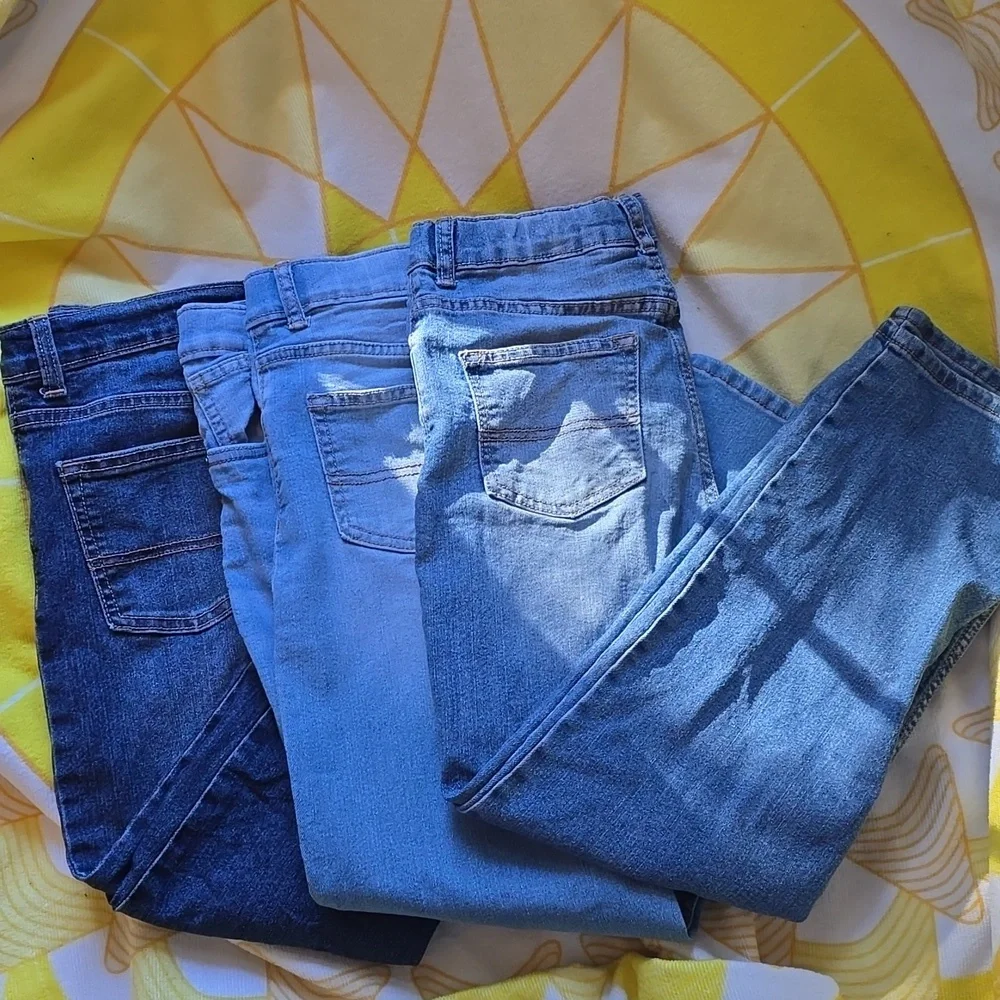 VGUC - OshKosh B'Gosh Boy's Jeans Bundle of 3, Size 10R/10A